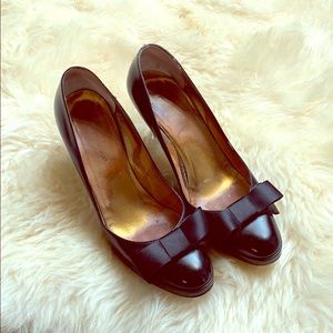 Dolce & Gabanna Round Toe Platform Heels